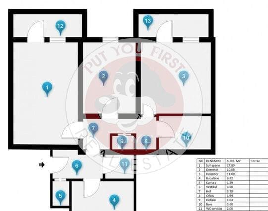 Brancusi | Apartament 3 camere | Decomandat | 71mp | B11183